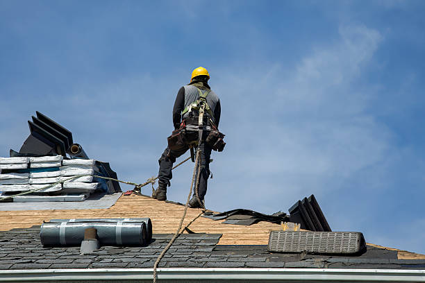 Professional Gutter Installation technician working in Peach Bottom, PA
